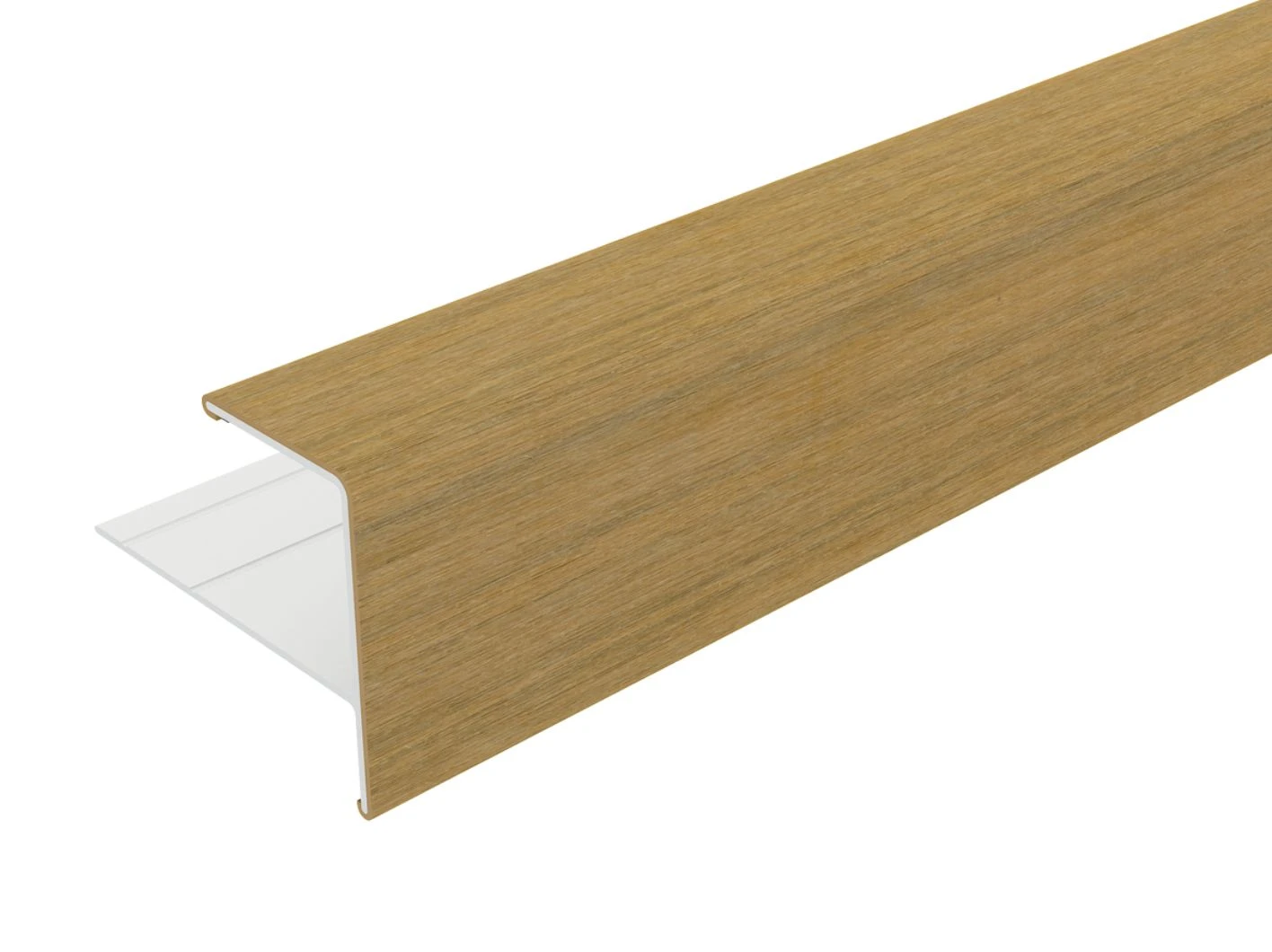 Aluminium Eindprofiel Red Cedar 5 x 5 cm (50 x 50 mm) - Lengte 300 cm - Afbeelding 1